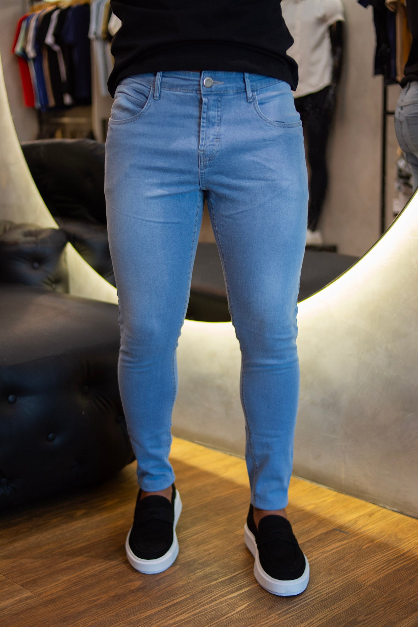 Calça jeans  Azul claro